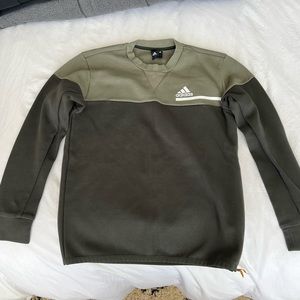 Adidas oversized Green Crewneck Sweatshirt